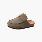 KLUUGG® Suede Penny Clogs.