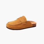KLUUGG® Suede Penny Clogs.