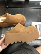 KLUUGG® Platform Fleece Clogs.