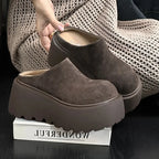KLUUGG® Platform Fleece Clogs.