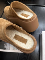 KLUUGG® Platform Fleece Clogs.